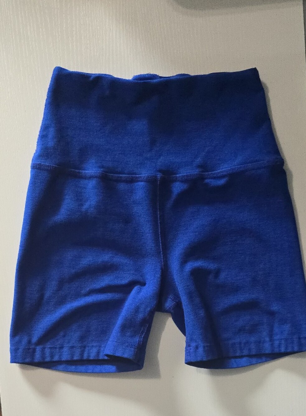 Beyond Yoga Royal Blue High-Rise Bike Shorts 4"